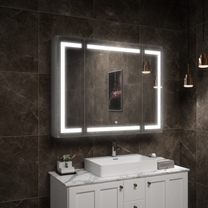 Armario inteligente LED para espejo de baño, botiquín de almacenamiento - Product Image 3