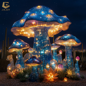 SGL81 <span class=keywords><strong>Magic</strong></span> Forest Realistische Pilze Seiden laterne Themenpark Dekoration Festival Pilz laterne zu verkaufen - Product Image 1