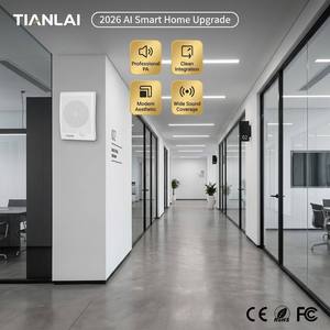 Altavoz Profesional de Pared <span class=keywords><strong>para</strong></span> Sistema de PA, Música de Fondo, Altavoz de Interior <span class=keywords><strong>para</strong></span> Megafonía con Carcasa Blanca - Product Image 2