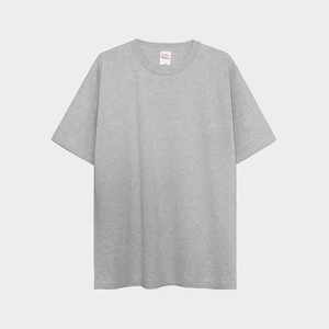 Camiseta de Cuello Redondo para Hombre, 100% Algodón, Diseño Personalizado, 250 g/m², Estilo Urbano, Tallas Grandes, OEM ODM - Product Image 4