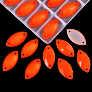 OLeeya Nevette Strass en verre K9 de qualité supérieure, plusieurs couleurs, à coudre, cristaux à dos plat pour accessoires vestimentaires - Product Image 2