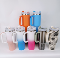 Vaso de Vidrio H2.0 de 40 oz con Tapa de Bambú y Pajita, Antiderrames, Transparente, para Viajes Diarios, Oficina o Uso Diario