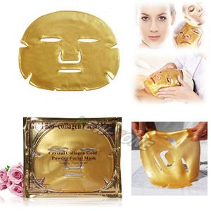 OEM/ODM Lujo Cuidado DE LA PIEL 24K Cristal Oro Brillante Vitamina <span class=keywords><strong>C</strong></span> & Colágeno Hidratante Mascarilla facial - Product Image 2