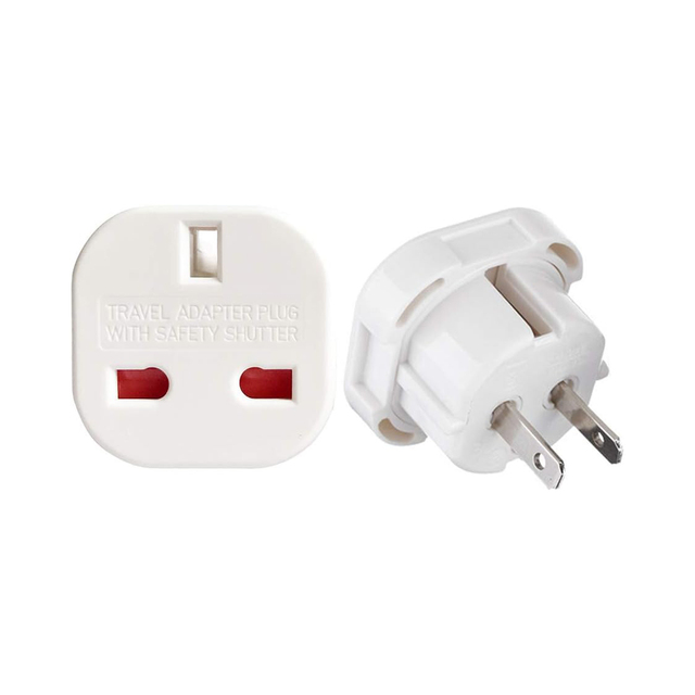 UK to US America Plug Adapter AOGITKE Grounded USA Visitors Travel Converter Converts All TYPE G Plugs From UK Hongkong and More