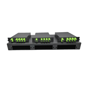 1U Slide-Out Rack mount LGX sợi bao vây không tải <span class=keywords><strong>Modular</strong></span> nắm giữ lên đến 3 LGX Cassette <span class=keywords><strong>PLC</strong></span> <span class=keywords><strong>Splitter</strong></span> Cassette <span class=keywords><strong>Splitter</strong></span> cho FTTH - Product Image 3