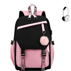 Mochila de Viaje para Portátil de Doble Correa Estilo Coreano 2026, para Hombres y Mujeres, con Cierre de Cremallera, Gran Capacidad, para Estudiantes - Product Image 1