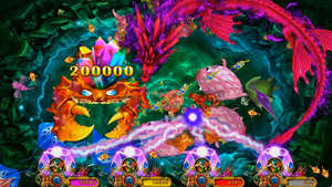 Lợi nhuận cao USA phổ biến 86/100 inch 10 người chơi xách tay Cá Trò chơi sấm rồng Deluxe - Product Image 6