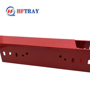 Goulotte de câblage industrielle en métal étanche, ignifuge, résistante à la corrosion, en acier thermolaqué robuste pour l'extérieur et la construction - Product Image 6