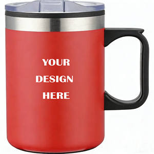 プロモーション ステンレス製 二重壁 キャンプマグ 蓋付き 14オンス - Product Image 4