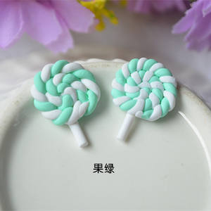 Caramelle dolci <span class=keywords><strong>zucchero</strong></span> lecca-lecca cospargere resina flatback planare per la decorazione - Product Image 3