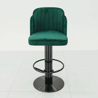 Nouvelle Arrivée 2026 - Chaise de Salle à Manger Rotative en Métal, Style Nordique Minimaliste, pour Restaurant Occidental et Bar