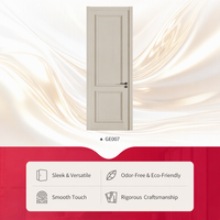 Porte en bois peinte avec placage bois, surface 2000x800, certifiée sans formaldéhyde pour projets de rénovation