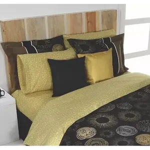 Couette Zuri Black King Size, ensemble de 12 pièces, motif à pois, literie pour la maison - Product Image 4