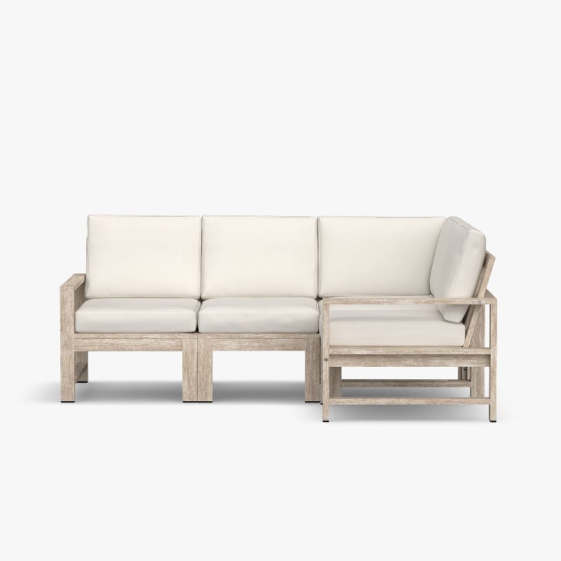 Wholesale Outdoor Sectional Sofa With Cushioned Arm Rest Patio Set Outdoor Furniture