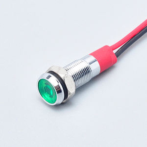 Industrielle wasserdichte Signallampe/LED-Anzeige lampe Draht 8mm 3V 6V 12V 24V 110V 220V Blau Gelb Grün Weiß Rot 3A max - Product Image 5