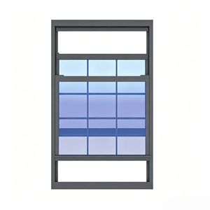 Fenêtre coulissante bidirectionnelle à <span class=keywords><strong>double</strong></span> battant sur mesure, vitrage simple/<span class=keywords><strong>double</strong></span> en option, résistante à la pression du vent, couleur et dimensions OEM - Product Image 5