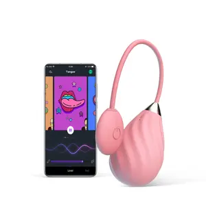 Vibrador inalámbrico de larga distancia con Bluetooth para mujer, por aplicación juguete sexual con Control remoto, huevo para saltar