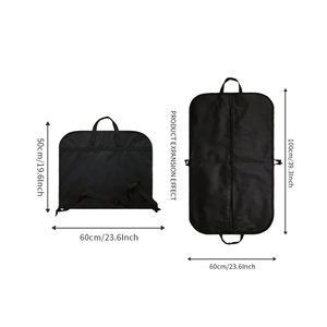 ถุงใส่สูทแบบพับได้ ผ้าอ็อกซ์ฟอร์ดแบบไม่ทอ พร้อมซิป  พร้อมสายสะพาย - Product Image 6