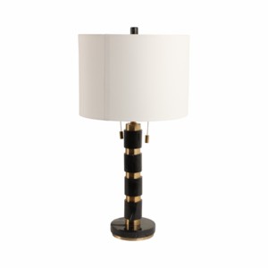 Lampada da Tavolo Rotonda in Marmo Impilabile, Illuminazione Moderna per Comodino, Decorazione per Camera da Letto e Soggiorno - Product Image 4