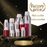 Fabricant de flacons d'huile essentielle en aluminium de 50 ml, 100 ml, 200 ml, 275 ml, 500 ml, 1000 ml avec bouchons anti-effraction de haute qualité