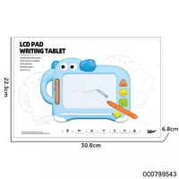 Dibujo borrable portátil colorido mágico hogar magnético regalos educativos pintura almohadillas de aprendizaje tablero de dibujo para niños Juguetes
