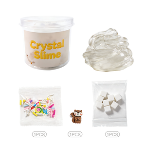 Kit de Slime Transparente con Forma de Ardilla, Slime No Pegajoso para Niños, Alivio del Estrés, Venta al Por Mayor, Servicio OEM ODM Disponible - Product Image 2