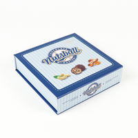 Boîtes de bouteilles de parfum 10ml vin expédition emballage Inserts cadeau barre de chocolat avec fenêtre meilleur ami maman chocolat 4x4x4 boîte