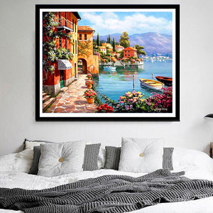 Personalizado 40x30 moderno DIY diamante bordado pintura 5D diamante lote para adultos niños enmarcado caja de plástico embalaje - Product Image 2