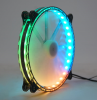 NOUVEAU Boîtier d'ordinateur en cuivre pour jeux, refroidisseur de processeur à eau 200 mm avec LED ARGB 20 cm et roulement fluide, remplace les ventilateurs