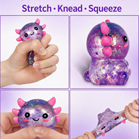 Jouet en caoutchouc souple Axolotl Salamandre à remontée lente, anti-stress, sensoriel, à presser, pour enfants et adultes, idéal comme cadeau