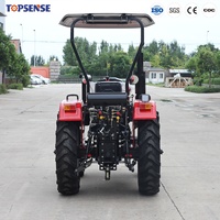 Équipement agricole chinois, mini tracteur 4x4 de 37 kW avec chargeur frontal