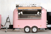 SANSHELL AS350 Remorque de cuisine mobile en acier inoxydable pour BBQ de rue et restauration rapide, garantie 1 an, pour café, snacks et hot-dogs, résistante à la rouille