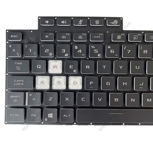 Teclado para <span class=keywords><strong>Asus</strong></span> ROG Strix G15 G513Q G513QY G513QM G533 5R G513RC G513RM G513RW G513QR G513QE <span class=keywords><strong>G513</strong></span> SP Español Retroiluminado RGB - Product Image 4