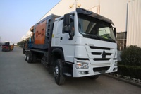 Marteau pneumatique monté sur camion, équipement de forage géotechnique, moteur diesel, profondeur maximale de 600 m, Chine, pour forage d'eau
