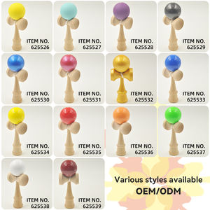 ลูกบอลเคนดามะสีทึบของเล่นเคนดามะแบบดั้งเดิมญี่ปุ่นทักษะลูกบอลทำโลโก้ที่กำหนดเอง - Product Image 3