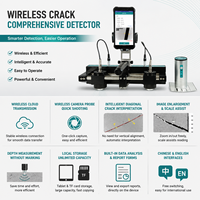 NDT Equipment Reinforced Concrete Wireless Integrated Crack Detector F800 Concrete Crack Gauge