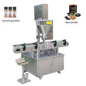 Semi Automatic Auger Filler Coffee Chili Small Protein Dry Milk Spice Milk Powder 30g 100g Filling Machine