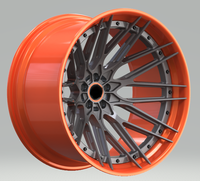 Jantes de course forgées super concaves personnalisées neuves 2 pièces 5x114.3 17 pouces 40 mm ET pour Golf 5 Polo Beetle