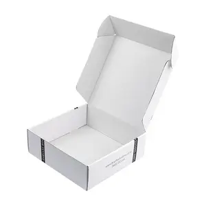 Boîte d'expédition ondulée Carton personnalisé noir blanc <span class=keywords><strong>marbre</strong></span> boîte postale personnalisée avec Logo imprimé boîte de courrier - Product Image 1
