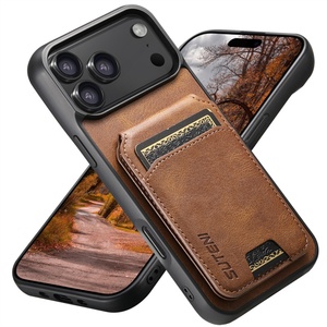 Funda de Teléfono de Cuero PU con Soporte y Protección Antigolpes para Uso Comercial, Compatible con iPhone 17 Air, 16 Pro Max, 14, 15 - Product Image 2