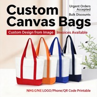 Bolsa de Compras de Lona de Algodón Ecológica Reutilizable de Alta Calidad con Cremallera, Personalizada con Impresión, MOQ Bajo, Gran Capacidad