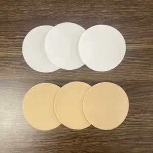Wholesale Food Grade Natural Wood Pulp Disk Round Coffee Paper Filters 58mm 60mm 64mm