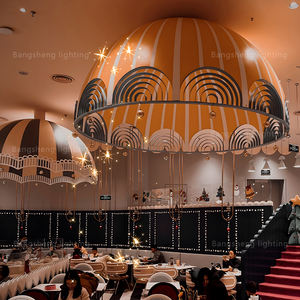 Lámparas de <span class=keywords><strong>Techo</strong></span> de Domo Creativas y Coloridas para Cuartos de Juego Infantiles, Cafeterías y Restaurantes, Lámparas Colgantes Grandes Decorativas con Diseño Único - Product Image 3