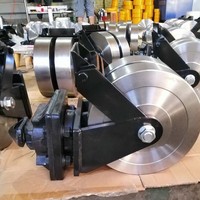 Roulettes robustes pour conteneurs maritimes avec verrouillage par torsion, capacité de charge de 5 à 20 tonnes, roues de conteneur conformes à la norme ISO 1161