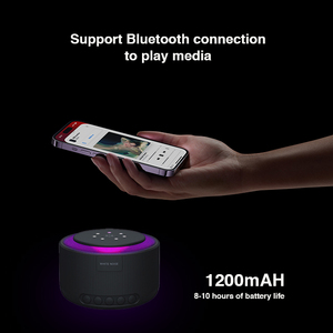 Máquina <span class=keywords><strong>de</strong></span> Sonido Blanco <span class=keywords><strong>para</strong></span> <span class=keywords><strong>Dormir</strong></span>, 30 Sonidos <span class=keywords><strong>de</strong></span> Ventilador y Naturaleza, Sonidos <span class=keywords><strong>de</strong></span> <span class=keywords><strong>Lluvia</strong></span>, con Luz Nocturna <span class=keywords><strong>de</strong></span> 7 Colores <span class=keywords><strong>para</strong></span> <span class=keywords><strong>Dormir</strong></span> y Relajarse, Altavoz - Product Image 6