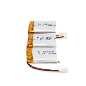 Lithium-ionen-batteriezelle 502025 <span class=keywords><strong>3</strong></span>,7 v 210mah li ionen akku mit PCM - Product Image 5