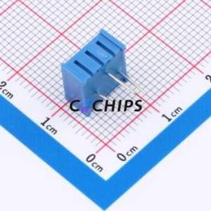 ตัวต้านทาน/โพเทนชิโอมิเตอร์แบบปรับได้สำหรับ3386P-205-LF ผ่านชิ้นส่วนรู (THT)-3P, ตัวต้านทาน9.5X9.5มม. 10% 2mOhm 500 250mw PPM/℃ - Product Image 2