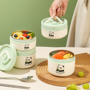 Hot-selling 304 Stainless Steel Cute <strong>Microwavable</strong> BPA Free Plastic Lid Bento <strong>Box</strong> Tiffin <strong>Box</strong> Electric <strong>Lunch</strong> <strong>Box</strong> - Product Image 4