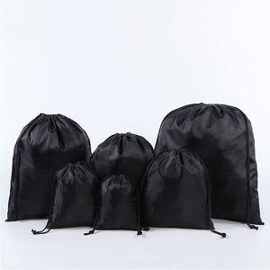 Factory Custom Logo Price Promotional Sports Polyester Nylon <b>Drawstring</b> Packing <b>Bag</b> - Product Image 2