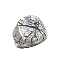 Nouveau Modèle Fait Sur Commande 925 Argent Style Gothique Hommes Bague
